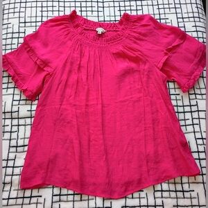 Nanette Lepore Vibrant Pink Top Size Small NEW